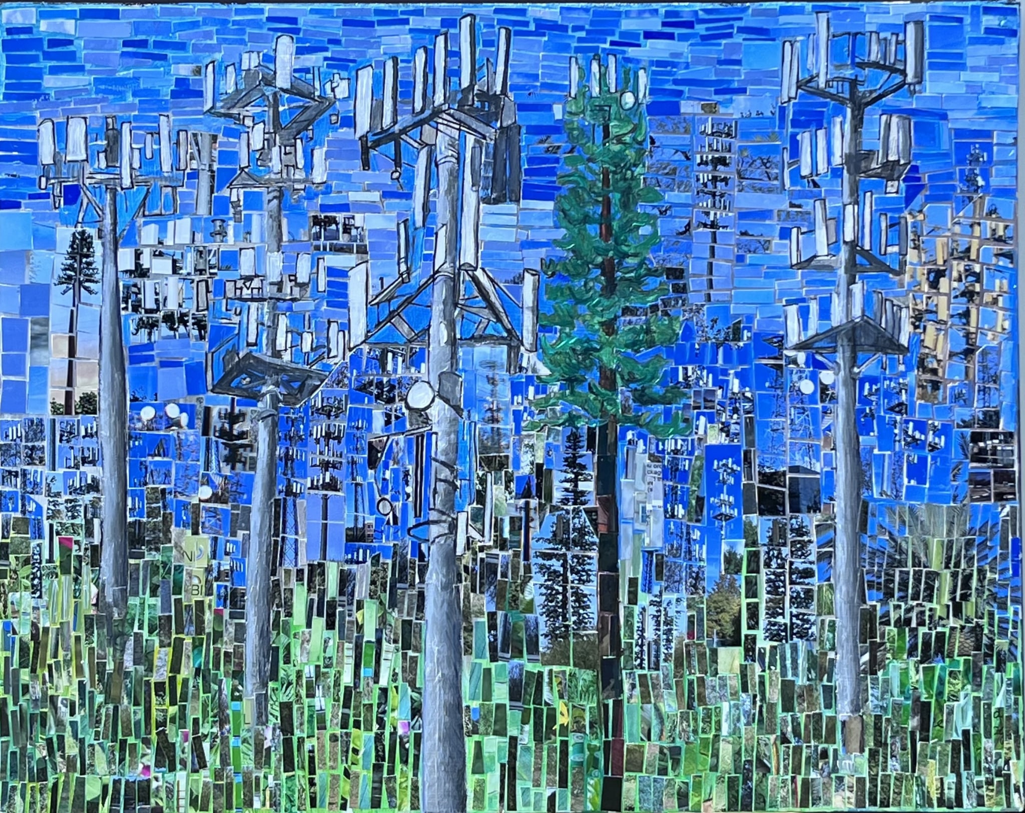 Cell Tower forest by Anna Jewel Gove