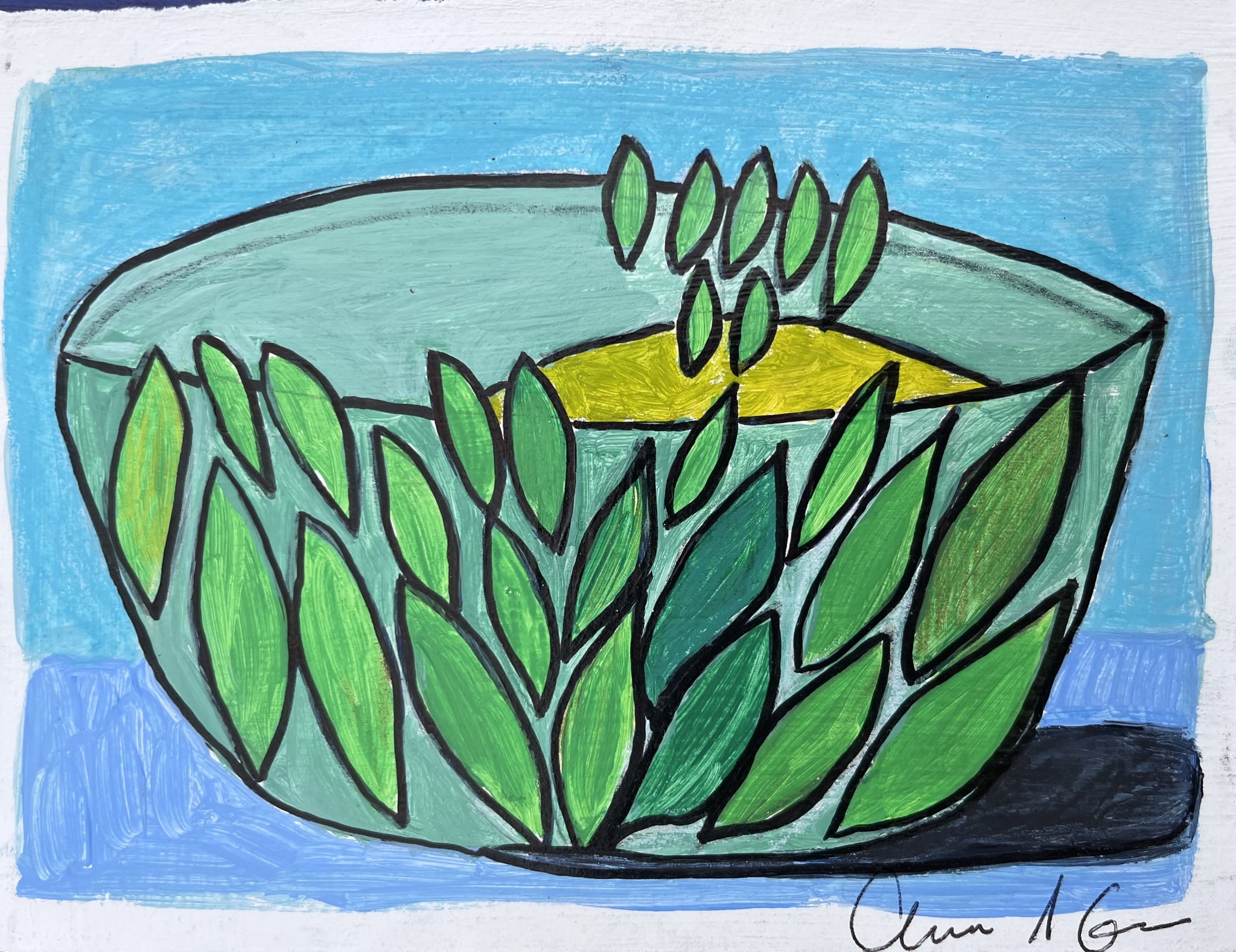 Leaf bowl by Anna Jewel Gove