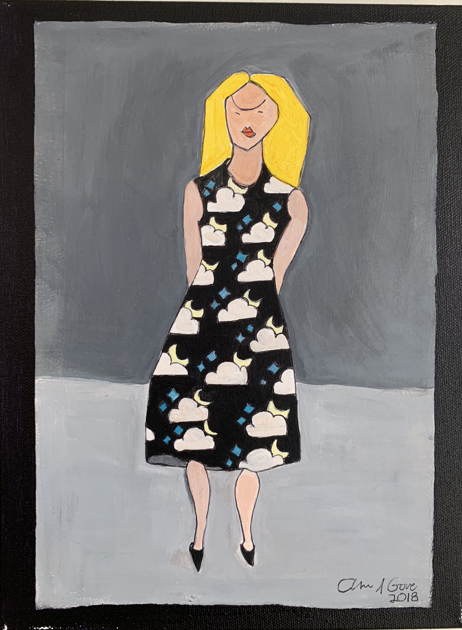 Weather Girl - Cloudy Night by Anna Jewel Gove