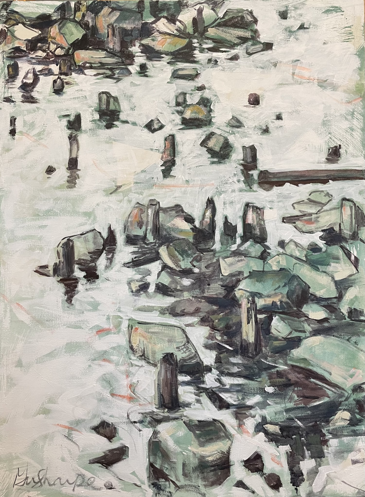 Low Tide series #2 by Grace W Sharpe