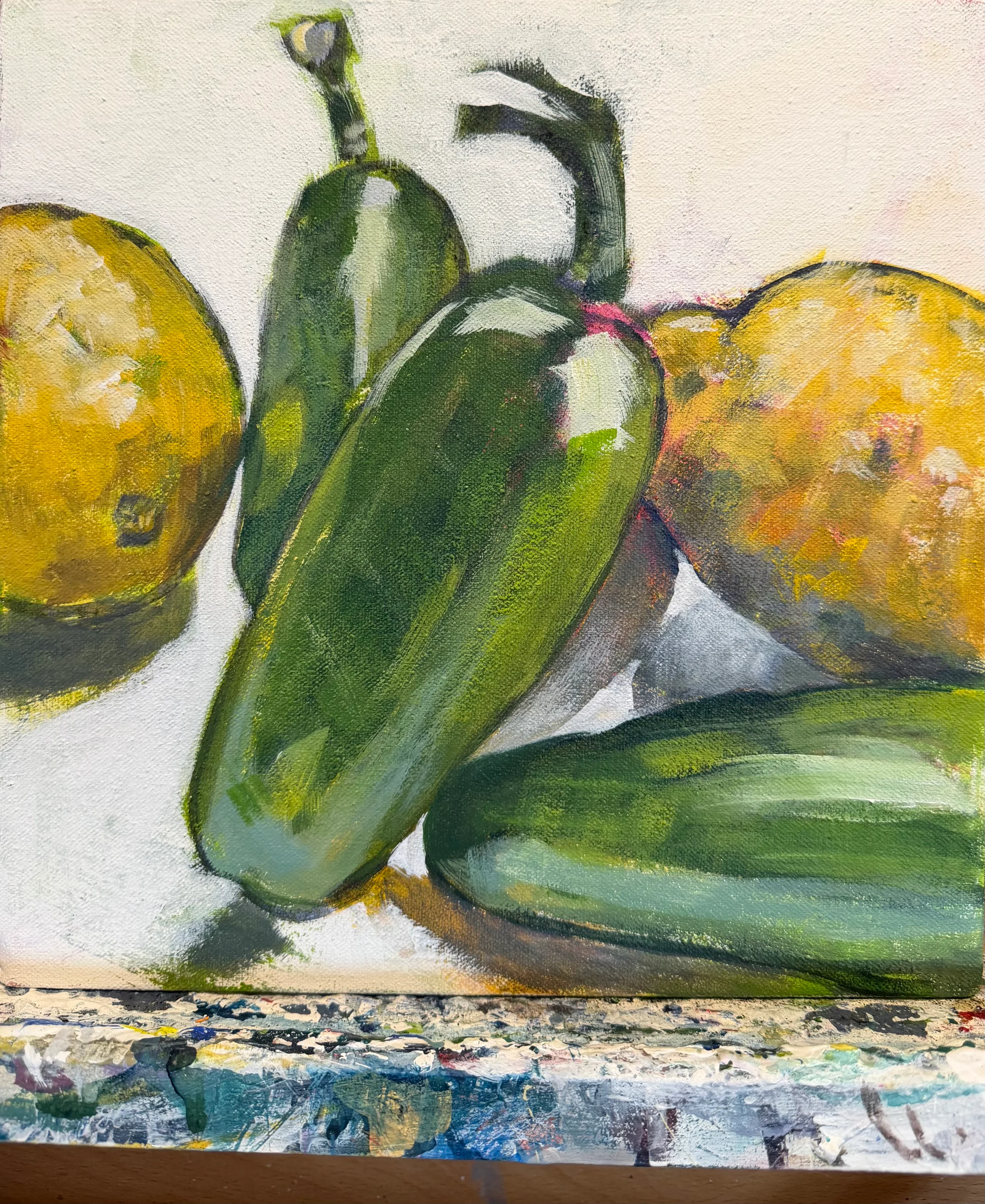 Lemons and Peppers by Grace W Sharpe