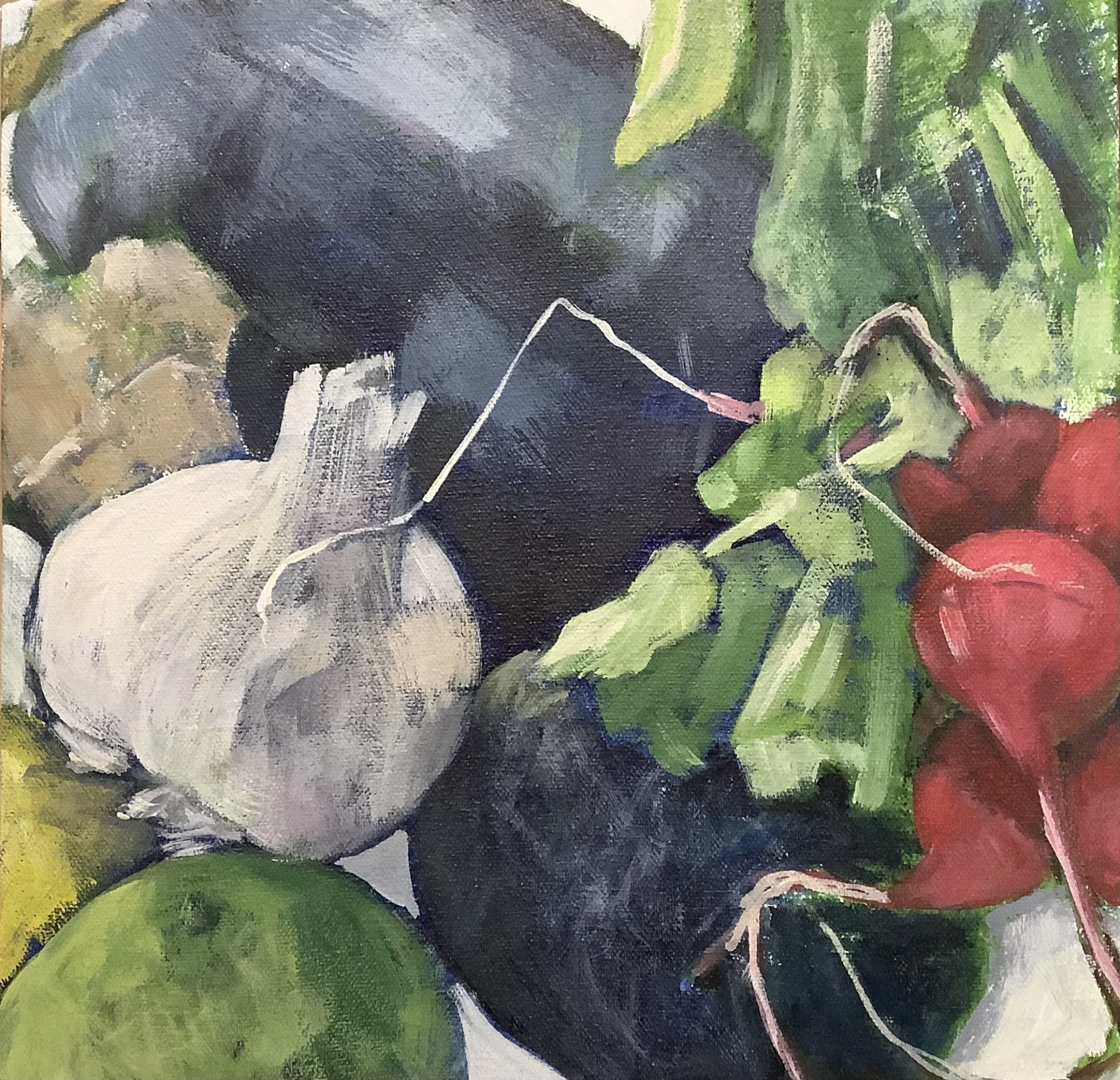 Garlic and Eggplant by Grace W Sharpe