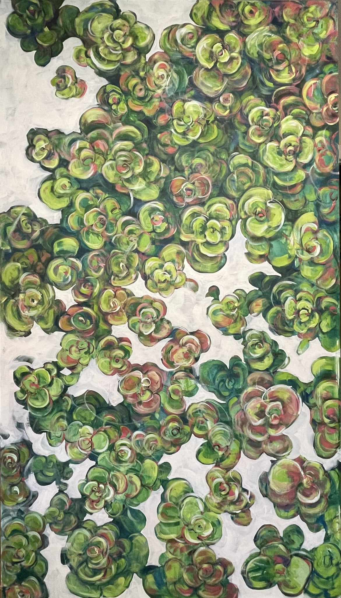 Bouncing About AKA Curly Swirly Groundcover 2 by Grace W Sharpe