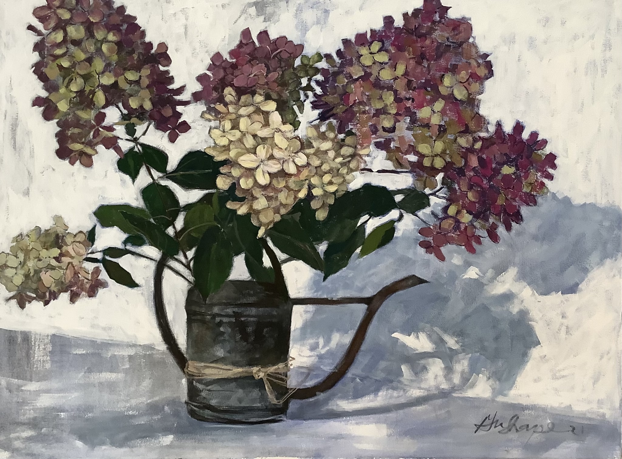 Burgundy in Tin by Grace W Sharpe
