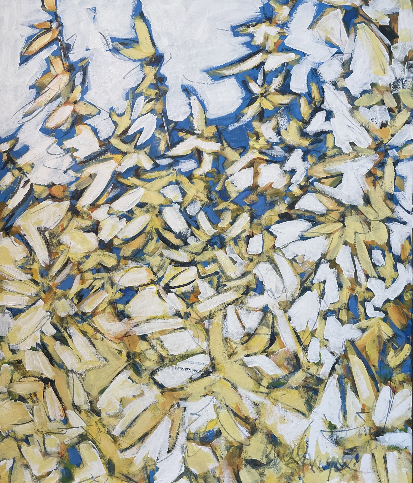 Forsythia Burst by Grace W Sharpe