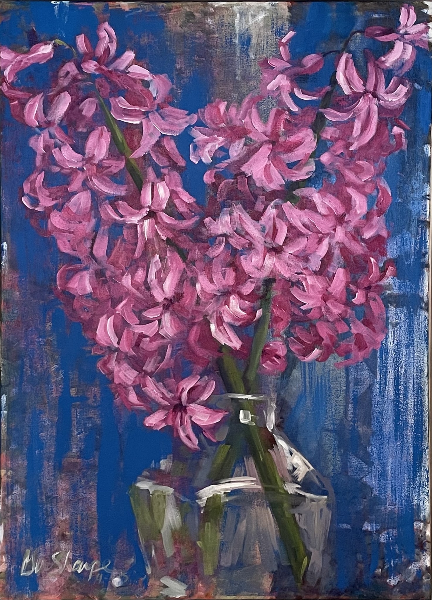 Pink Hyacinth by Grace W Sharpe
