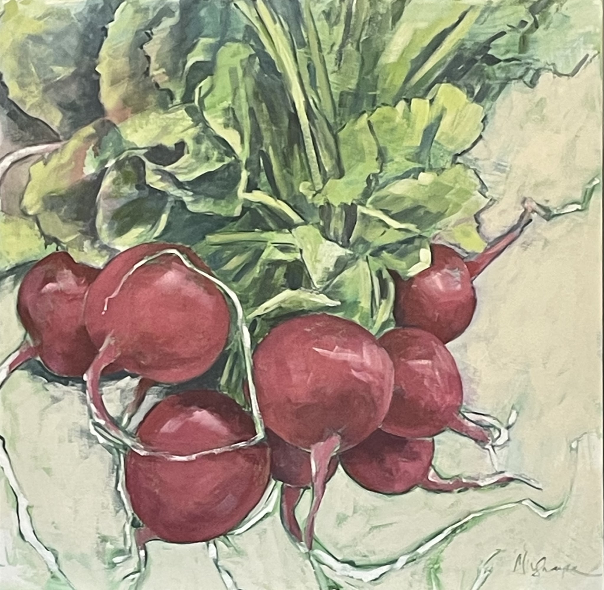 Summer Radishes by Grace W Sharpe