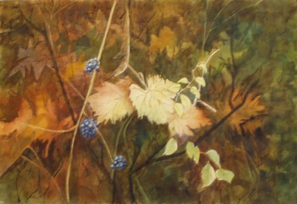 Wild Grapes at Como by Lin Beribak