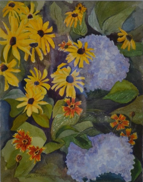 In My Garden, 1 by Lin Beribak