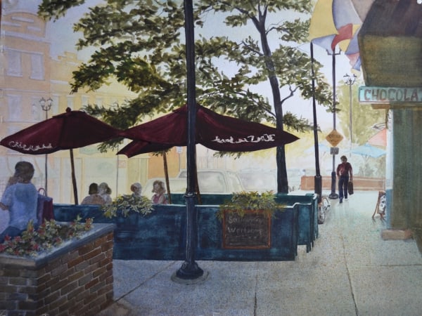 Shanahan's on Madison, II by Lin Beribak