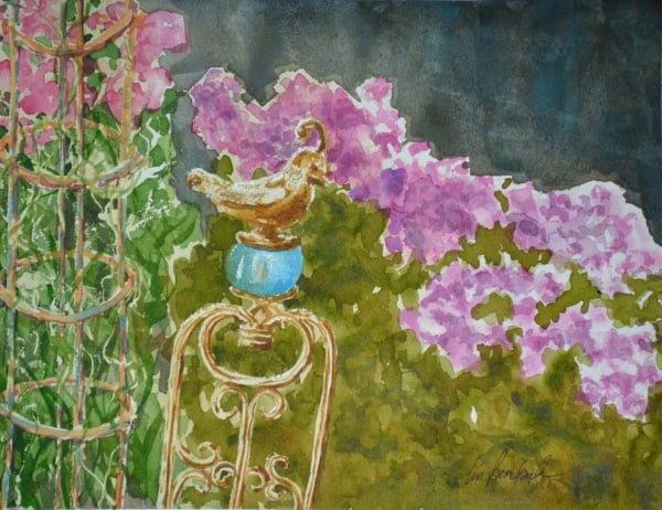 Garden Art V by Lin Beribak