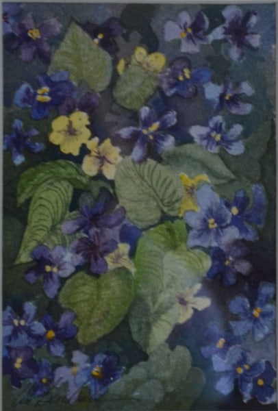 Sweet Violets by Lin Beribak