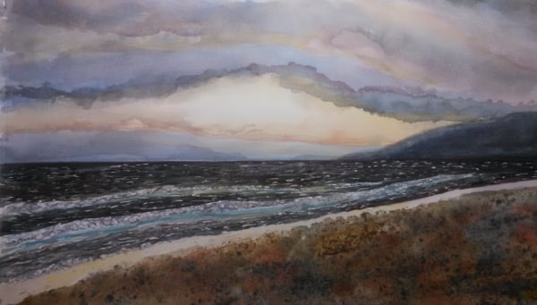 Sunset, Point Dume, Malibu by Lin Beribak