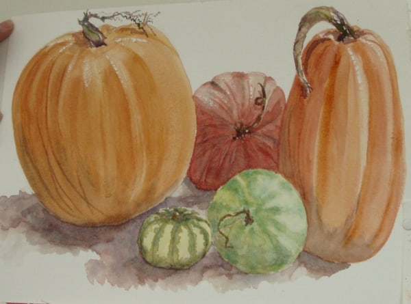 Pumpkins by Lin Beribak