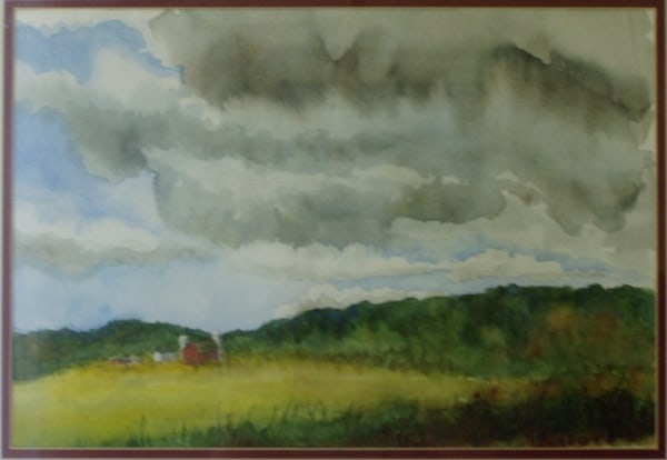 Storm Over Como by Lin Beribak