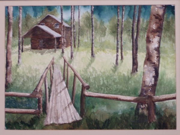 Path to Cabin by Lin Beribak