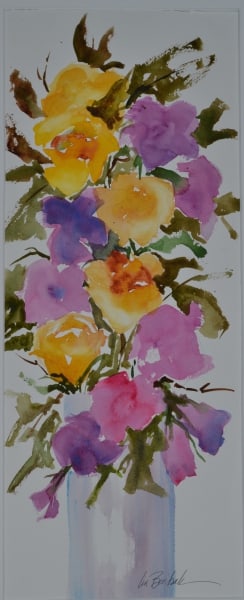 Freeform Roses by Lin Beribak