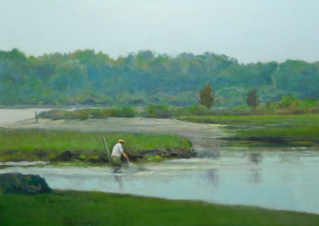 Pulling In The Net by Burl J Dawson Jr
