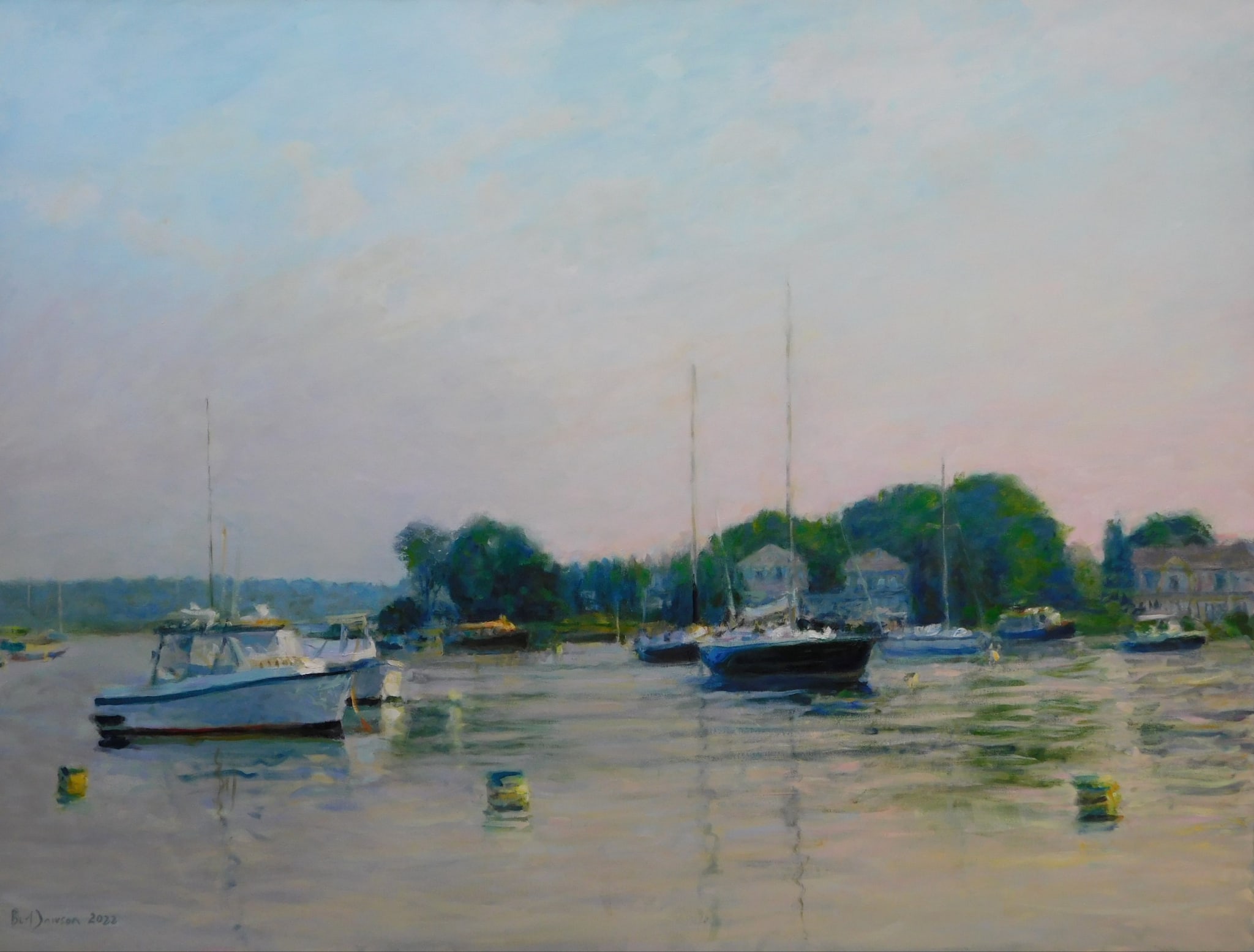 Watch Hill Harbor by Burl J Dawson Jr