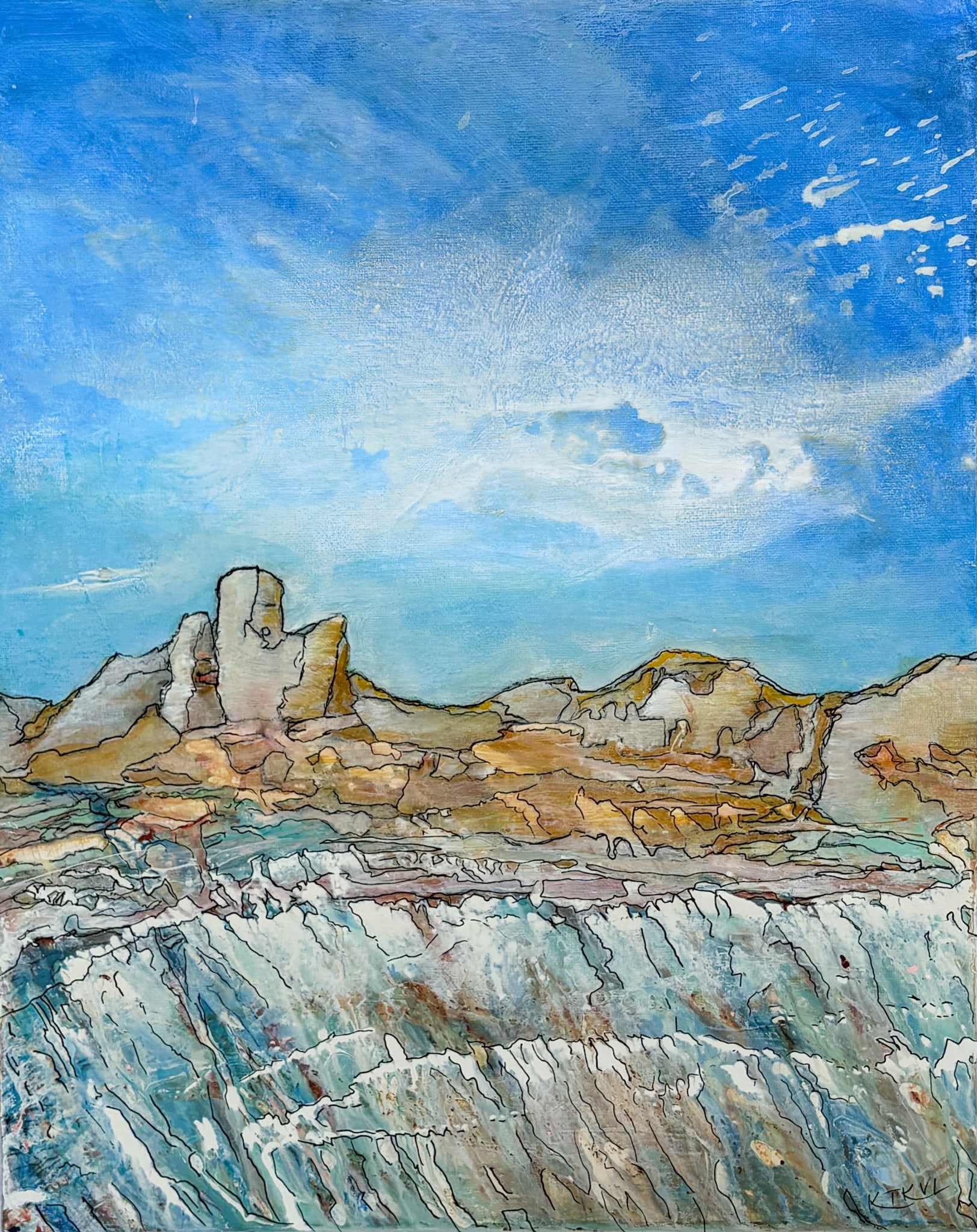 Vestiges of Erosion by Kathleen Van Lieu