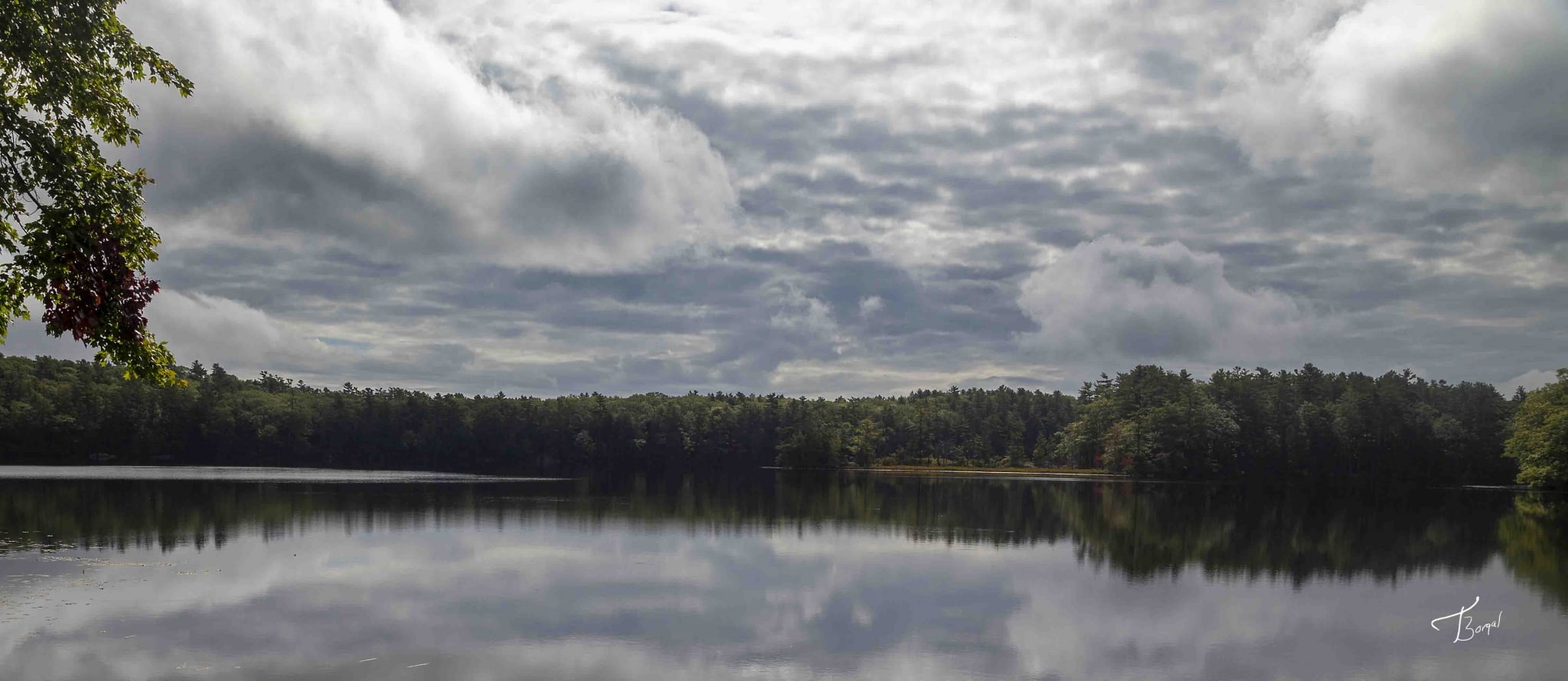 Angry Sky Over Webber Pond by Tom Borgal Photography