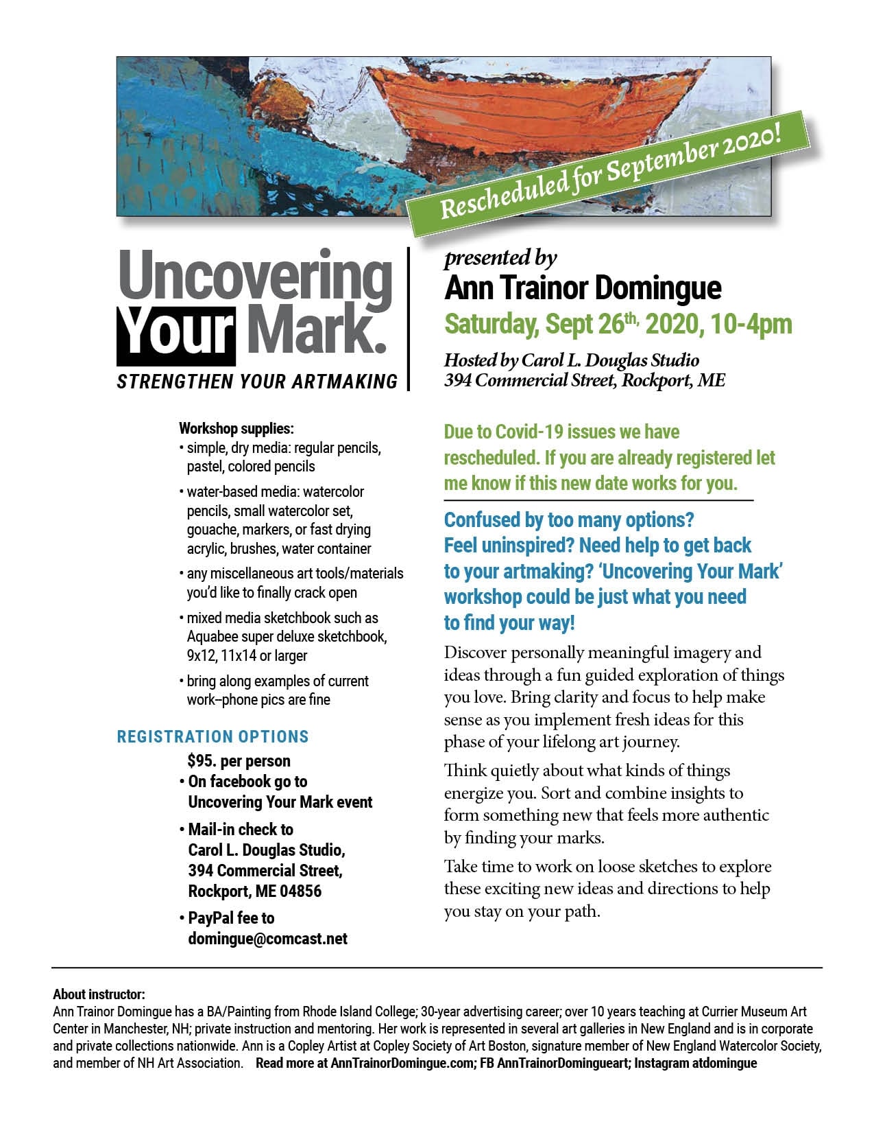 Uncovering Workshop Reschedule