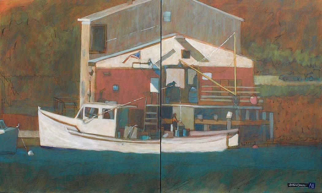 Days Work Kittery Maine (diptych)