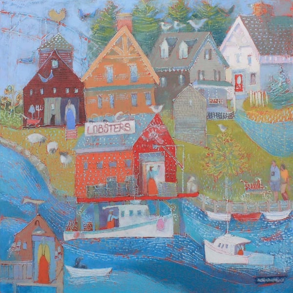 Village and Farm on the Bay