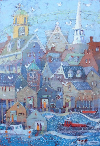 In the Heart of the Village by Ann Trainor Domingue