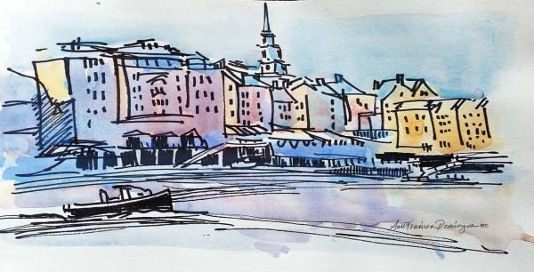 Portsmouth Harbor Brick Morning