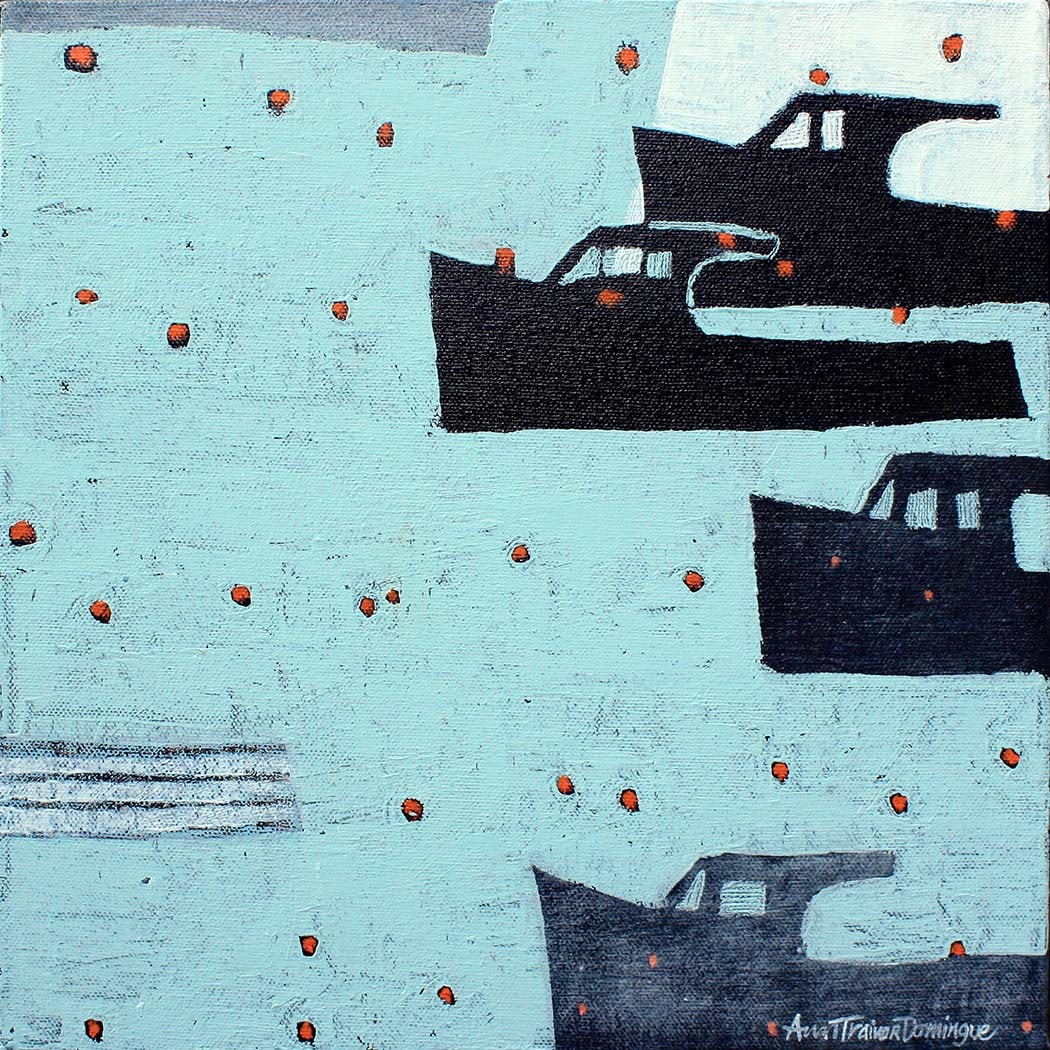 Lobster Boats at Rest by Ann Trainor Domingue