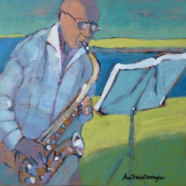 Sax Man on Boston Common
