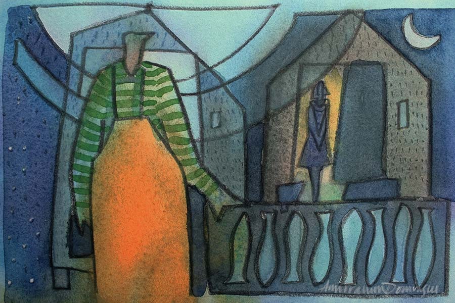 Waiting Right Here by Ann Trainor Domingue