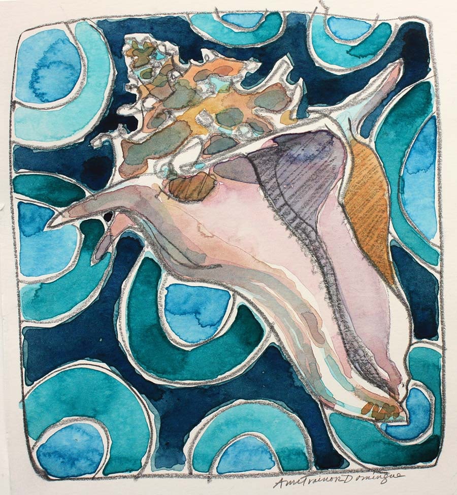 Conch and Blue