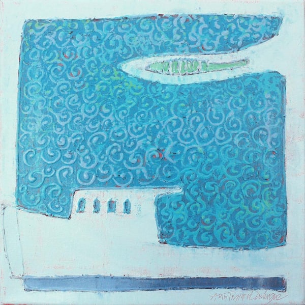 Deep Blue Below by Ann Trainor Domingue