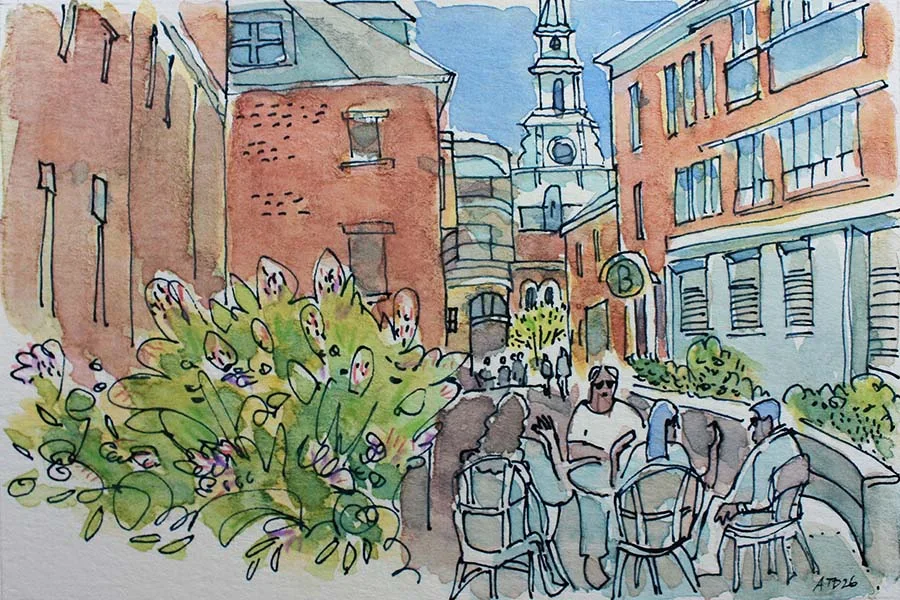 Brick Market Lunchtime Portsmouth