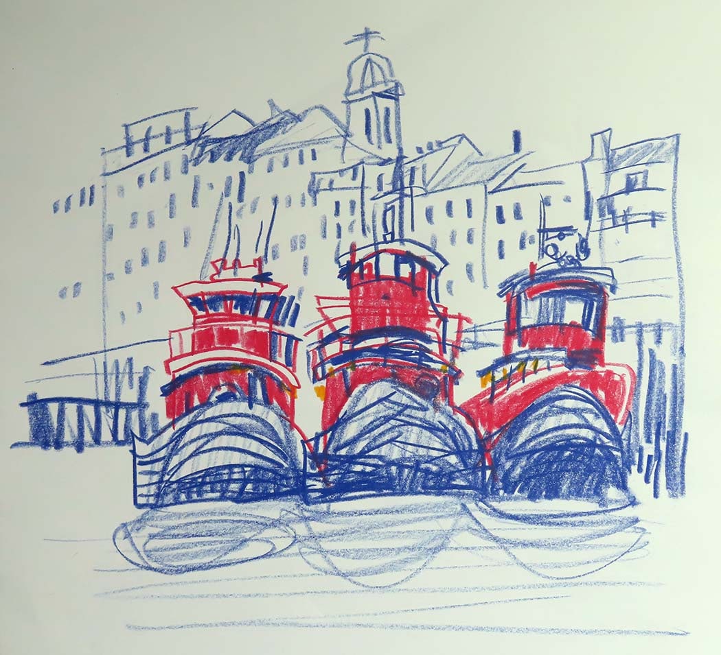 Waiting in the Harbor, Portsmouth NH