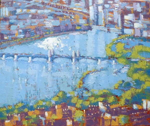 Sparkling Back Bay by Ann Trainor Domingue
