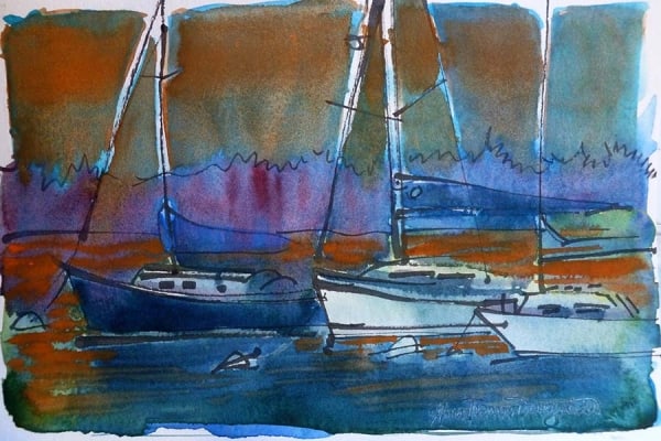 Evening Rest by Ann Trainor Domingue