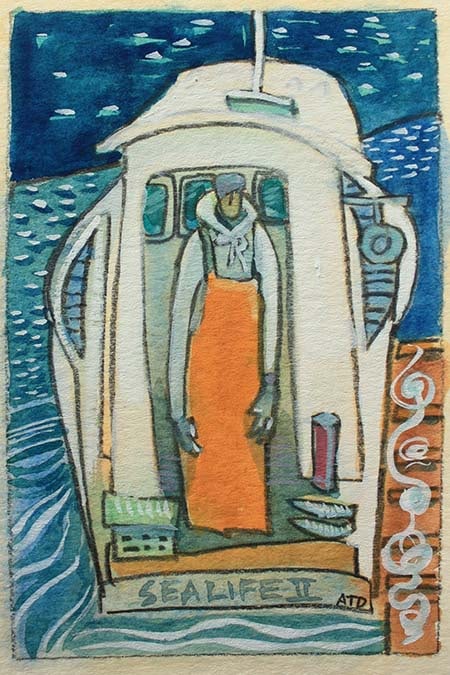Sea Life II by Ann Trainor Domingue