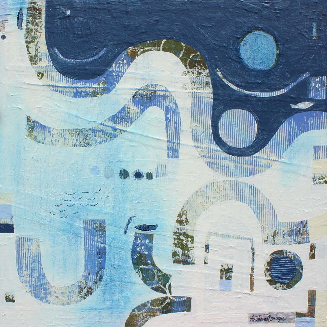 Ways Forward acryl coll canv 24x24