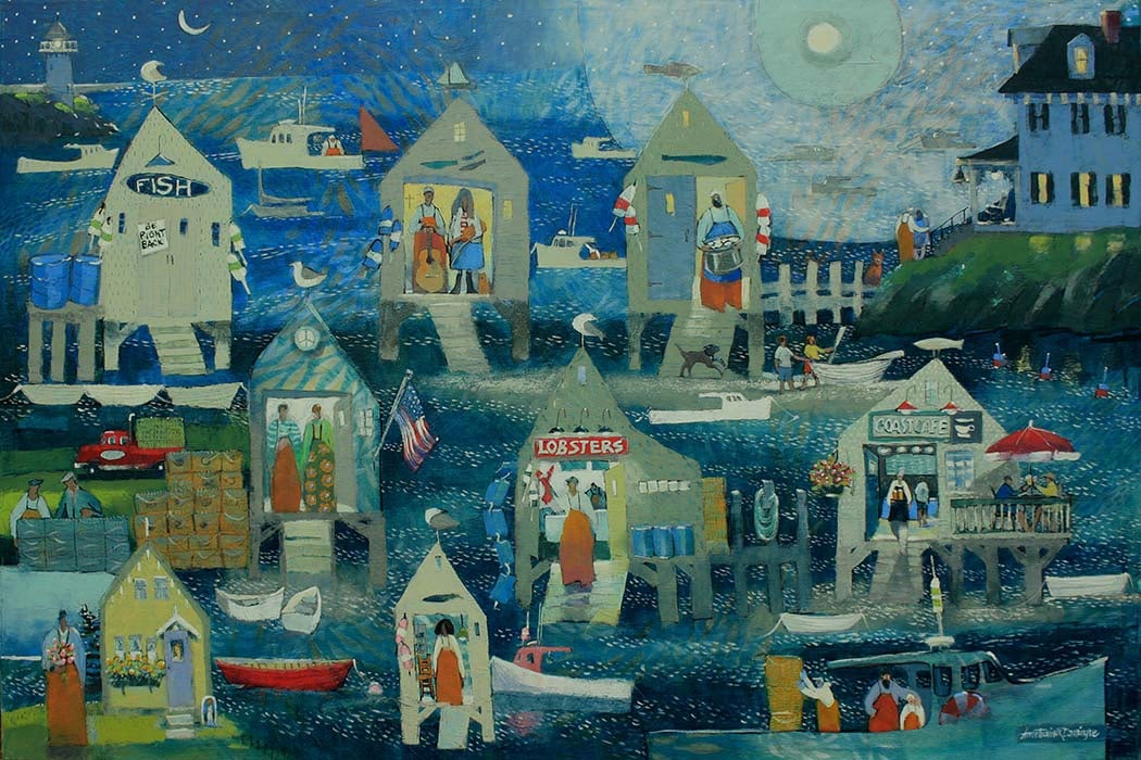 Village in the Pursuit of Happiness by Ann Trainor Domingue