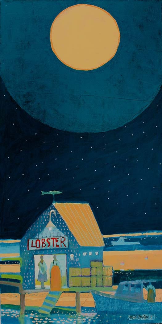 Fish Moon Reflections by Ann Trainor Domingue