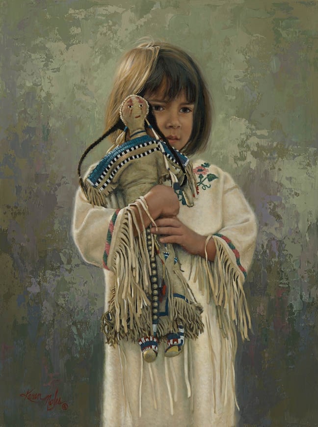 Shy Little Sioux by Karen Noles