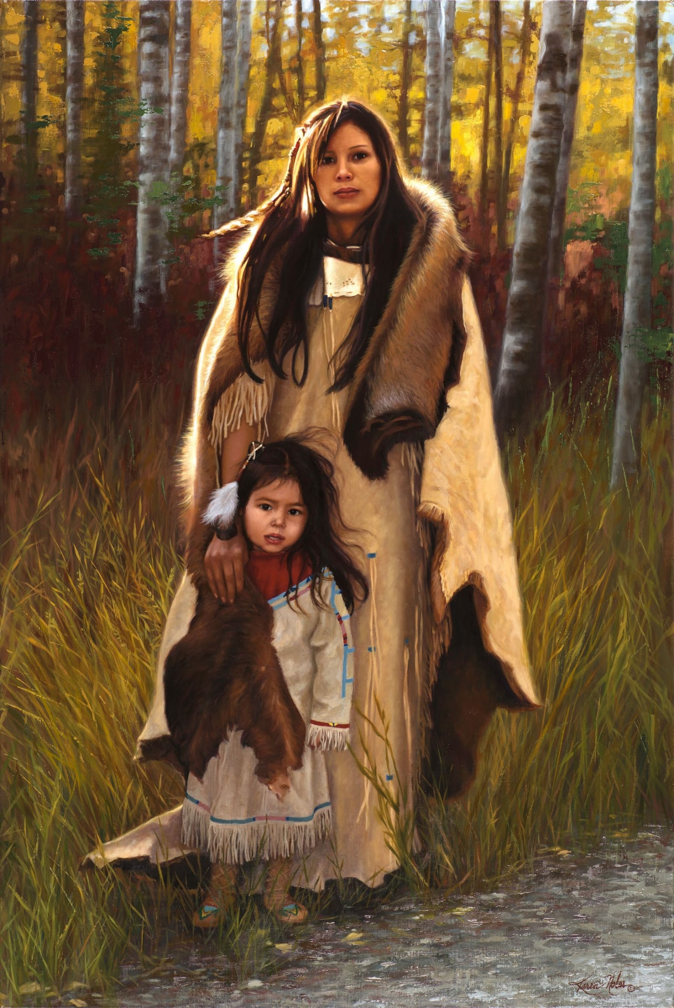 Autumn Madonna by Karen Noles
