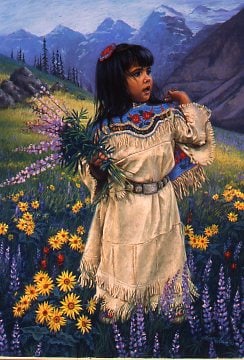 Song Child's Spring Boquet by Karen Noles