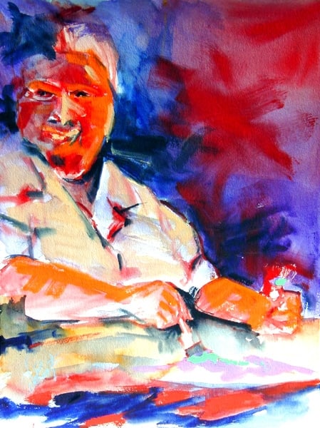 Self Portrait 2006, The Painter by Calvin deRuyter