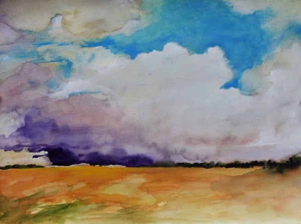 Storm Clouds to the North by Calvin deRuyter