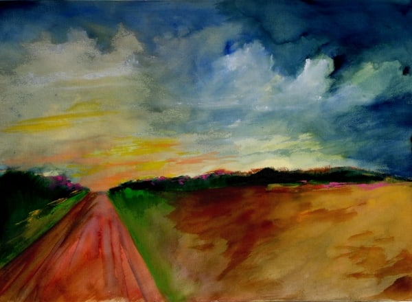 Straight Highway by Calvin deRuyter