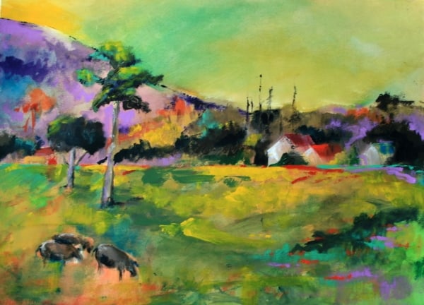 After Gaugin by Calvin deRuyter